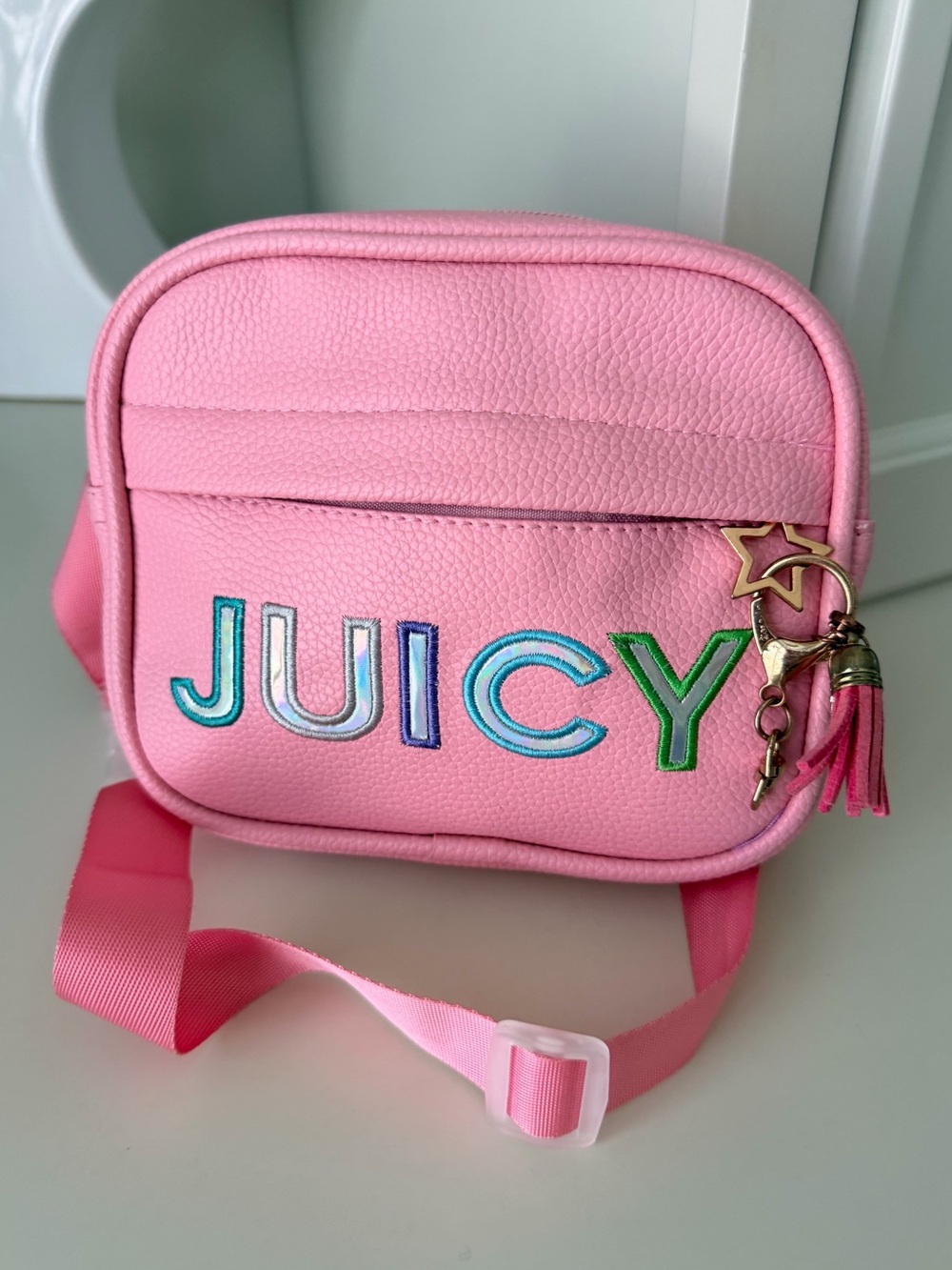 JUICY COUTURE Pink Small Fanny Pack Bag